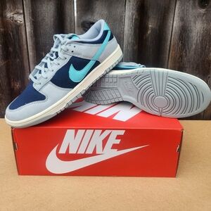 MENS NIKE DUNK LOW RETRO PREMIUM_LIGHT PUMICE/GREEN FROST SIZE 10.5